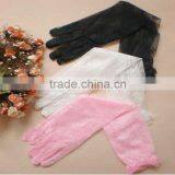 Black Lace Gloves Arm Length Lace Gloves thumbnail-5