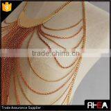 Gold Chain Design Fashion Multi Body Chain Vest Chain Necklace Jewelry thumbnail-2