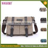 Free Sample Men Shoulder Business Bag, Canvas Cross Strap Canvas Messenger Bags thumbnail-4