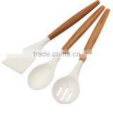 Silicone Spatula With Wood Handle thumbnail-1