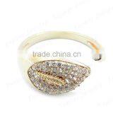 2015 New 925 Sterling Silver Gemstone Open Ring thumbnail-2