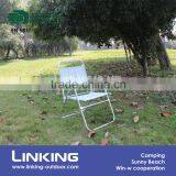Striped Aluminum Beach Chair Portable