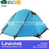 blue fold waterproof adult tent fabric