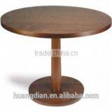 Hot Sale Table in MDF Table Top Solid Wood Base Restaurant Dining Table thumbnail-1