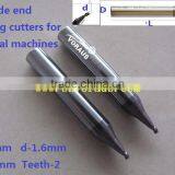 Carbide End Milling Cutters for Vertical Machines