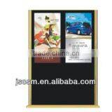 Dual Panel 55inch Lcd Electronic Display ad Player Support 1080p for Advertising