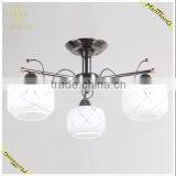 Living Room Decorative Beautiful Iron Ceiling Chandeliers Pumpkin Lamp Shade thumbnail-1