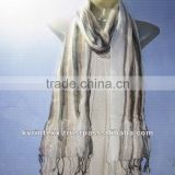 100% Polyester fancy yarns scarf