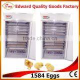 HHD Automatic 1584 Eggs Incubator for Sale of High Quality for Hatching 1500 Eggs
