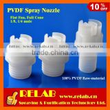Flat Fan and Full Cone PCB Washing and Etching Water Spray PVDF Nozzle