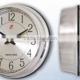 Marine Waterproof Slave Clock with Silver Color