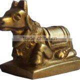 Brass Nandi Cow Sculpture thumbnail-1