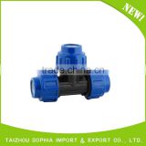 manufacturer free samples pp compression fittings pipe fitting end cap