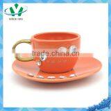 Ceramic Red Cup Set Wholesale thumbnail-3