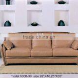 Genuine Leather Sofa Set. Small Table. Two Seat Sofa. Three Seat Sofa. Leather Chesrerfield Sofa B48192 thumbnail-1