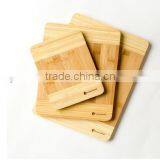 Set Of 3 Thick Strong Bamboo Cutting Board With Beautiful White Edge thumbnail-1
