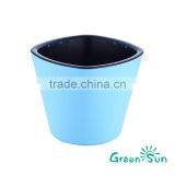 ABS Plastic Bright Color Flower Pot With Separate Inner Design thumbnail-4