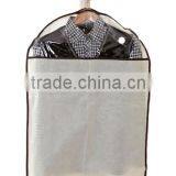 Store More Pure Color Beige Fabric Suit Cover Carrier Bag thumbnail-2