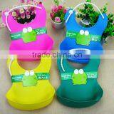 Eat Solid Convenience Health Waterproof Bib Applied Silicone Baby Bib thumbnail-1