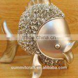 Resin Fish Decoration With Rose Pattern thumbnail-3