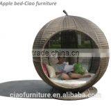 Round Daybed Cheap Outdoor Rattan Day Bed thumbnail-6