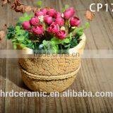Newest Fashion Light Weight Waterproof Ornamental Cement Flowerpot thumbnail-6