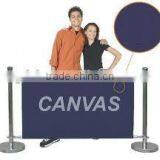 Cafe Barrier With Canvas and Advertising Printing thumbnail-1