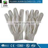 Jiuxin Straight Thumb Drill Cotton White Safety Hand Gloves thumbnail-2