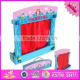 2016 New Products Tabletop Funny Wooden Puppet Stage for Kids W10D142 thumbnail-5