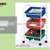 Storage Canned Food Display Rack Metal Shelving Stainless Steel Food Display Rack thumbnail-1