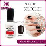 Wholesale Nail Polish Classical Black Color Soak Off Nail Art Gel Polish thumbnail-1