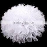 Fraying Chiffon Flower Puff Ball for Kids Hair Accessories thumbnail-3