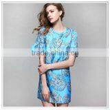 2014 Top Quality Digital Printing Silk Dress thumbnail-1