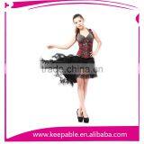 2015 Newest Style Seamless Conjoined One Set Body Shaping Corset With Long Skirt thumbnail-1