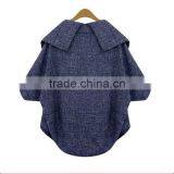 Hot Selling High Quality New Design Ladies Casual Turn-down Collar Asymmetrical Women Jacket Model With Cap Sleeve thumbnail-3