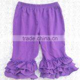 Best Selling Solid Color Baby Girls Fall Ruffle Pants thumbnail-1
