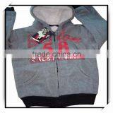 Quality Sportswear Factory Custom Zip up Fleece Hoodie thumbnail-4