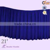 21'navy Blue Wedding Table Skirt
