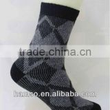 winter men's colorful square designed wool socks