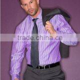 2014 Stripe Hot Design Fahsion Men Shirt thumbnail-1