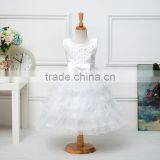 MGOO Hot Selling Factory OEM Kids Party Clothes Baby Princess Dress Pink Birthday Girl Dress Purple/White/Red 2015 thumbnail-2