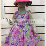 Hot Summer Kids Girl Party Dress for daily wear and casual girl dress cotton comfortable design korean style
