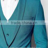 2016 Men's Hot Sale Amazing Skinny Turquoise Suit Jacket thumbnail-3