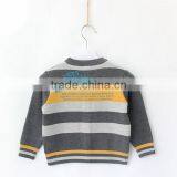 Baby Woolen Striped Sweater Cardigan thumbnail-2