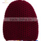 7GG Thick Wool Knit Lady Beanie Hat