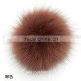 Multicolor Genuine Fox Pom Poms With 12cm thumbnail-2