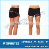Reflective Tape Embroided Printing 100% Polyester Ladies Shorts for Running MZ0420 thumbnail-1