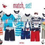 S16050A New Fashion Pajamas Sets Baby Printed Pajamas Sleepwear for Kids thumbnail-2