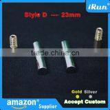 (MOQ:100pcs) Cylindrical Shoelace Aglets - Shoelaces Tips - DIY Shoelace Accessories ( Gold & Silver )- Accept Custom thumbnail-4