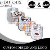 100% Cotton Stylish Boys Baby Bibs With Private Label and Custom Designs thumbnail-5